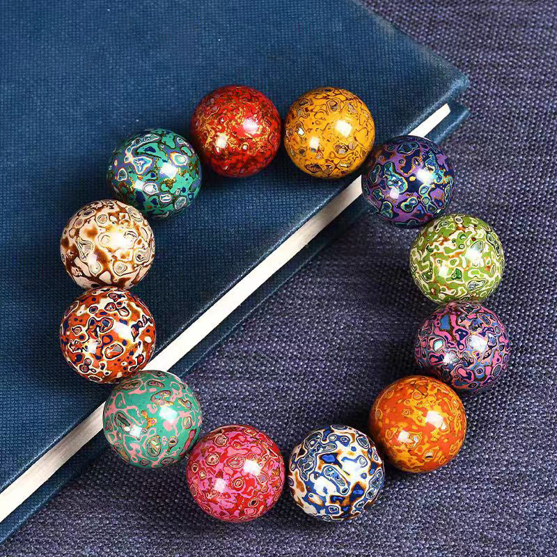 Lacquered Multi-Gem Bead Bracelet | Zen Ara Grove