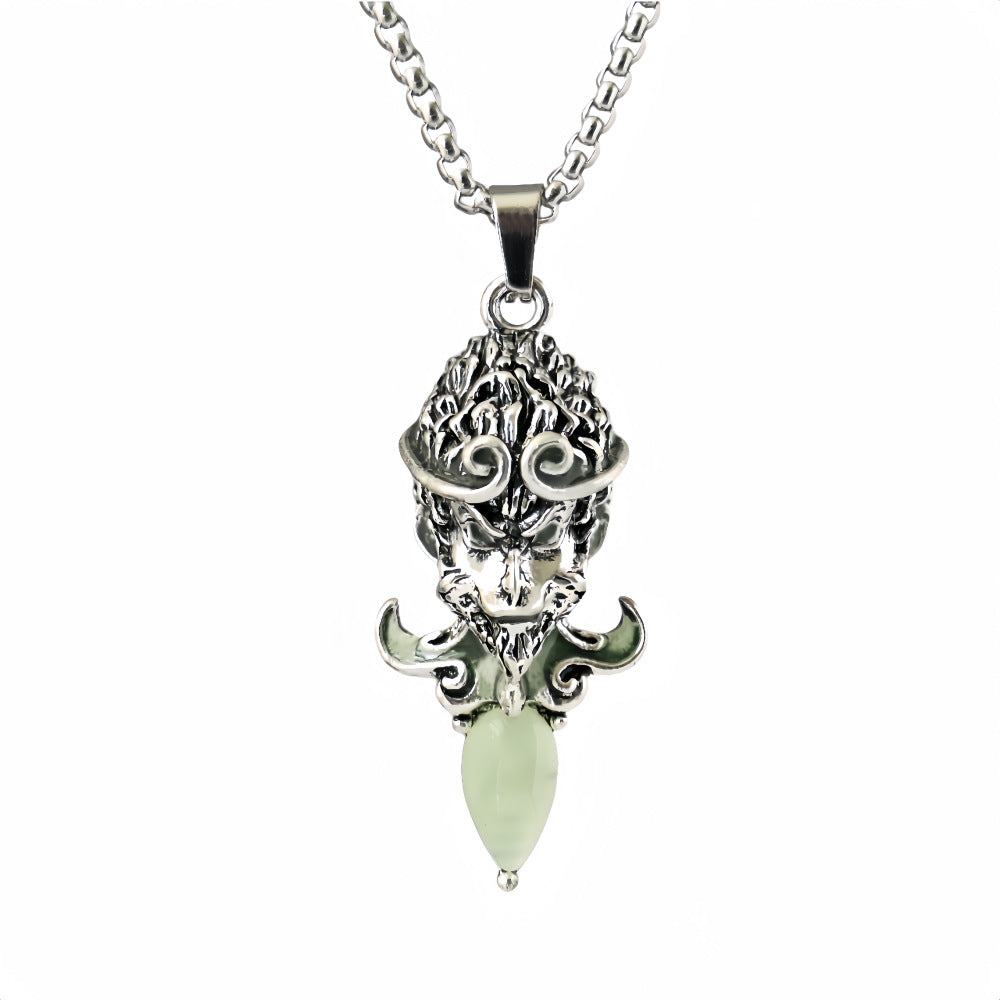Glow-in-the-Dark Monkey King Pendant | Zen Ara Grove