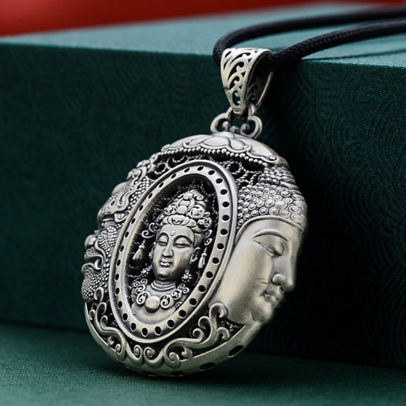 Duality Mind Pendant|One Thought: Buddha or Demon | Zen Ara Grove