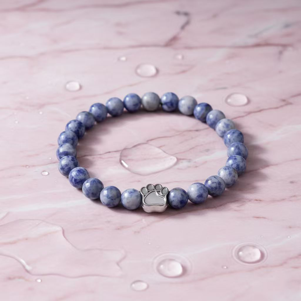 Blue Cat Blue Stone Protective Bracelet | Zen Ara Grove