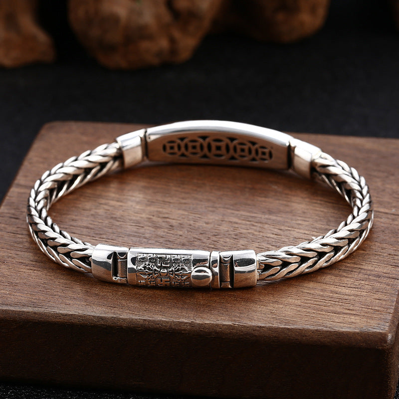 Minimalist Om Mani Padme Hum Bracelet – Sacred Elegance | Zen Ara Grove