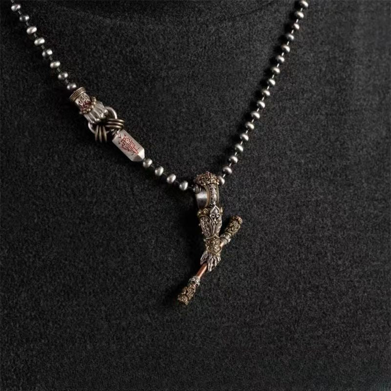 Wukong Pendant – Monkey King with Golden Staff | Zen Ara Grove