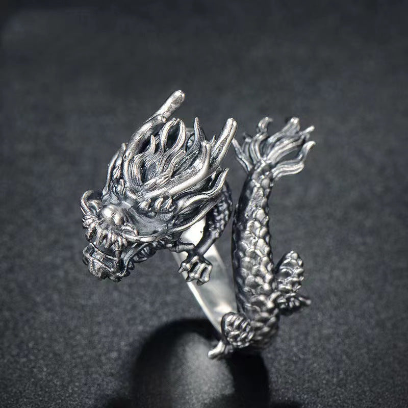 Majestic Chinese Dragon Ring  | Zen Ara Grove