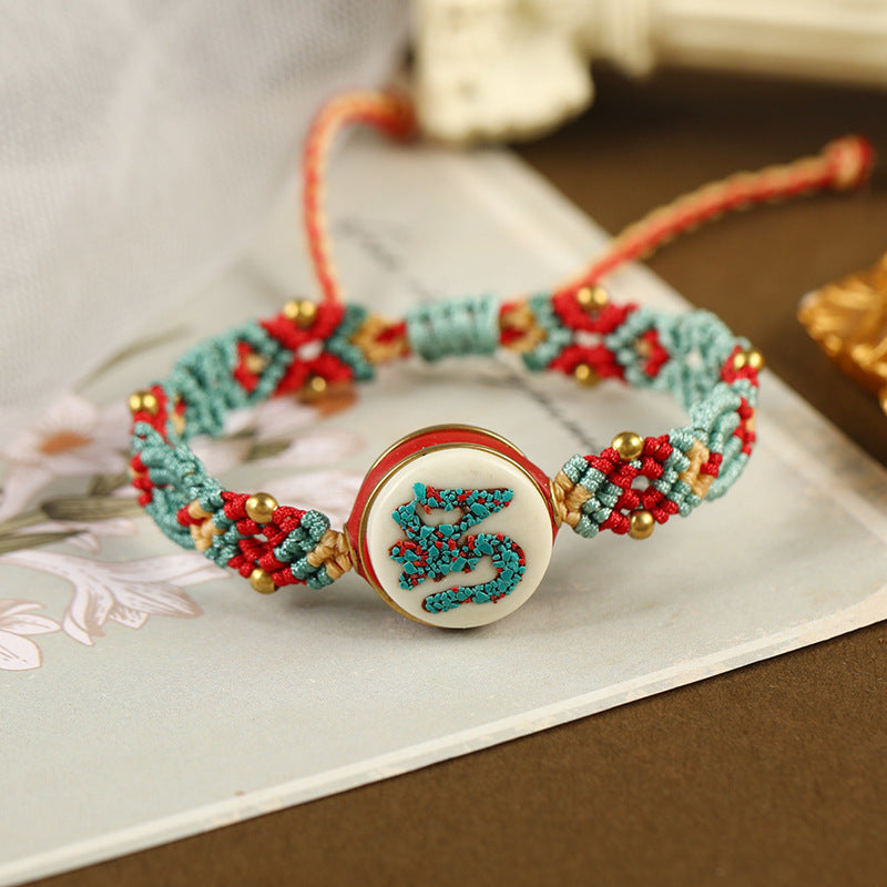 Handwoven Blessing Bracelet – Inspired by Desert Silk Road | Zen Ara Grove
