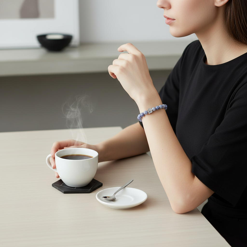 Blue Cat Blue Stone Protective Bracelet | Zen Ara Grove