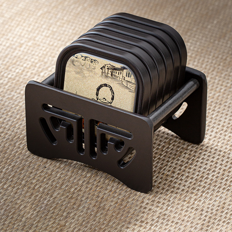 Oriental Zen Style Drink Coaster | Zen Ara Grove