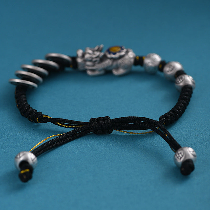Imperial Pi Xiu Bracelet - Five-Emperor Coin Wealth Guardian