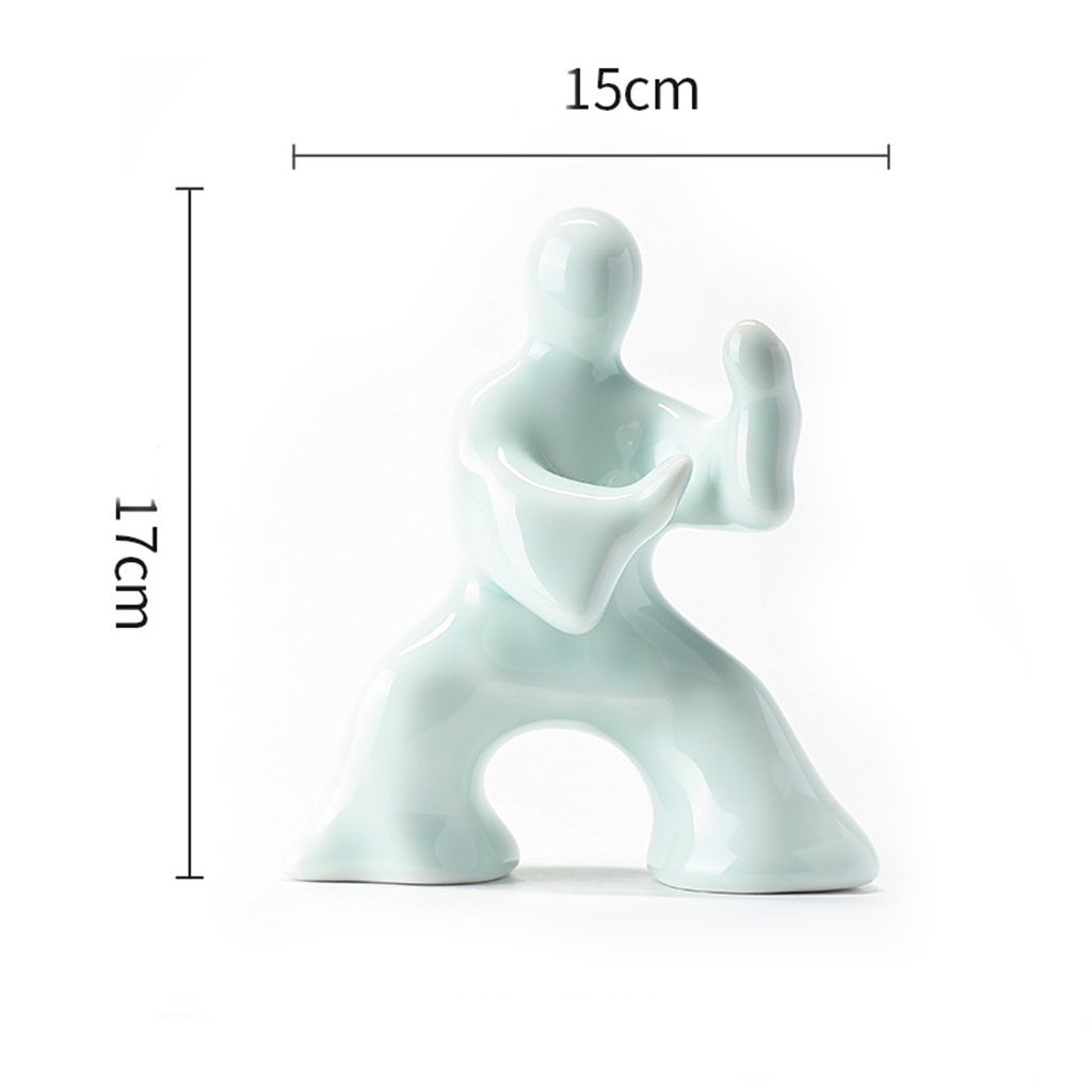 Kung Fu Tai Chi Master Ceramic Figurine | Zen Ara Grove
