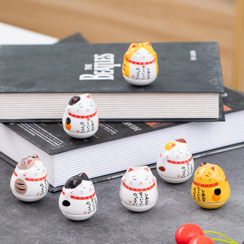 ZAKKA Ceramic Cat – Minimalist Japanese Style Home Décor Ornament | Zen Ara Grove