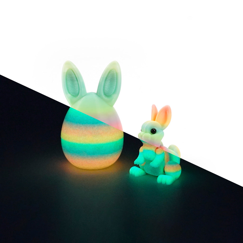 3D Printed Easter Bunny Egg Figurine – Symbol of Hope & Renewal | Zen Ara Grove