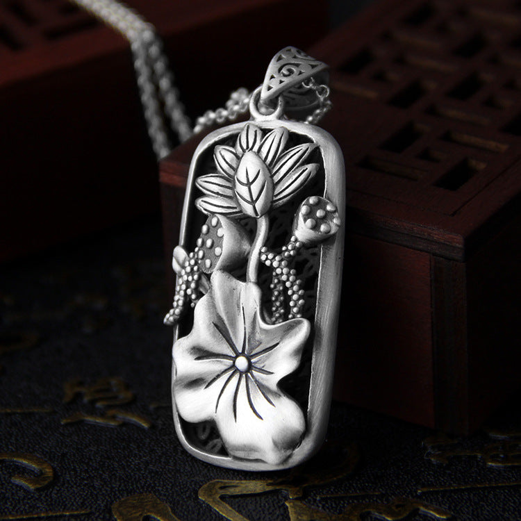 Hollow Lotus Pendant | Zen Ara Grove