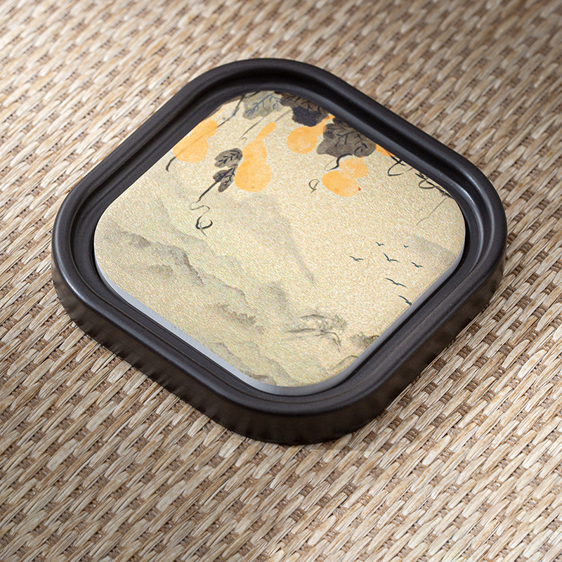 Oriental Zen Style Drink Coaster | Zen Ara Grove