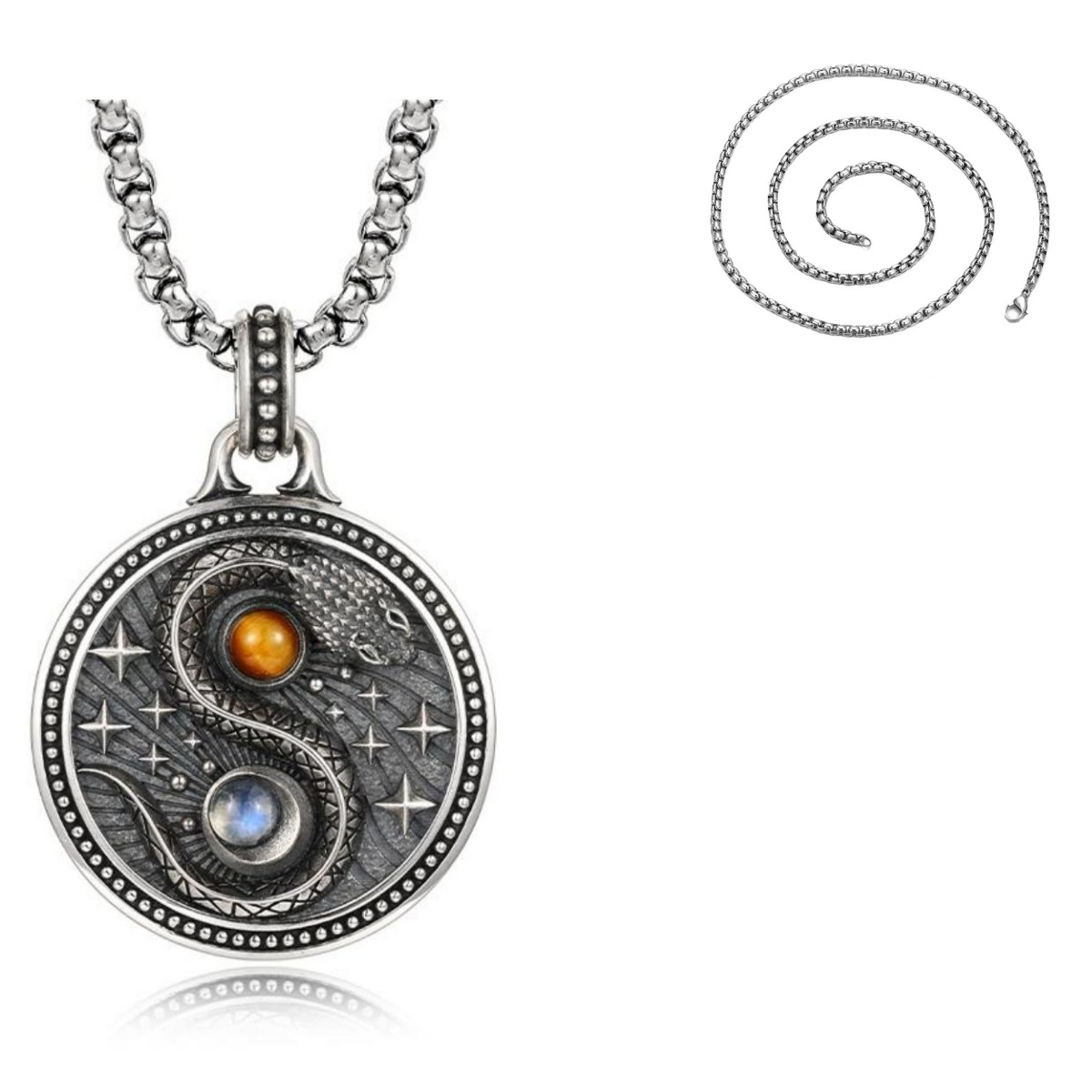 Zen-Inspired Retro Yin-Yang Necklace | Zen Ara Grove