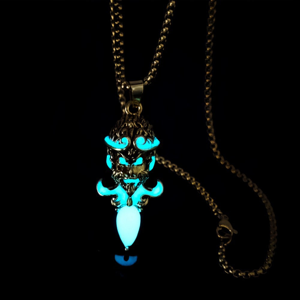 Glow-in-the-Dark Monkey King Pendant | Zen Ara Grove