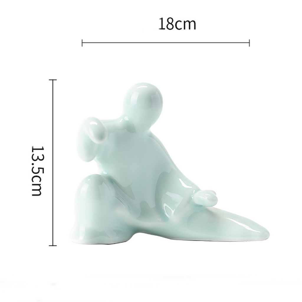Kung Fu Tai Chi Master Ceramic Figurine | Zen Ara Grove