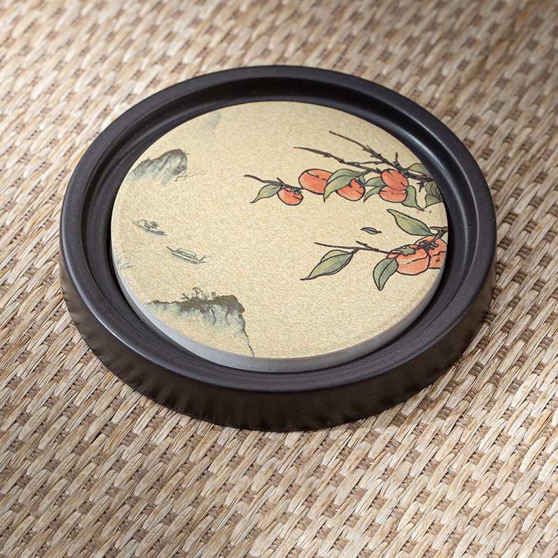 Oriental Zen Style Drink Coaster | Zen Ara Grove