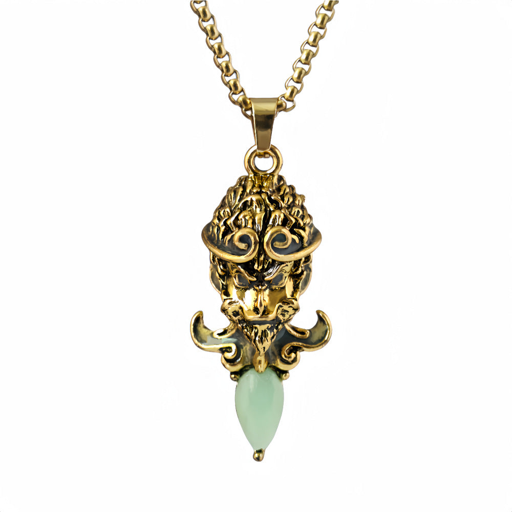 Glow-in-the-Dark Monkey King Pendant | Zen Ara Grove