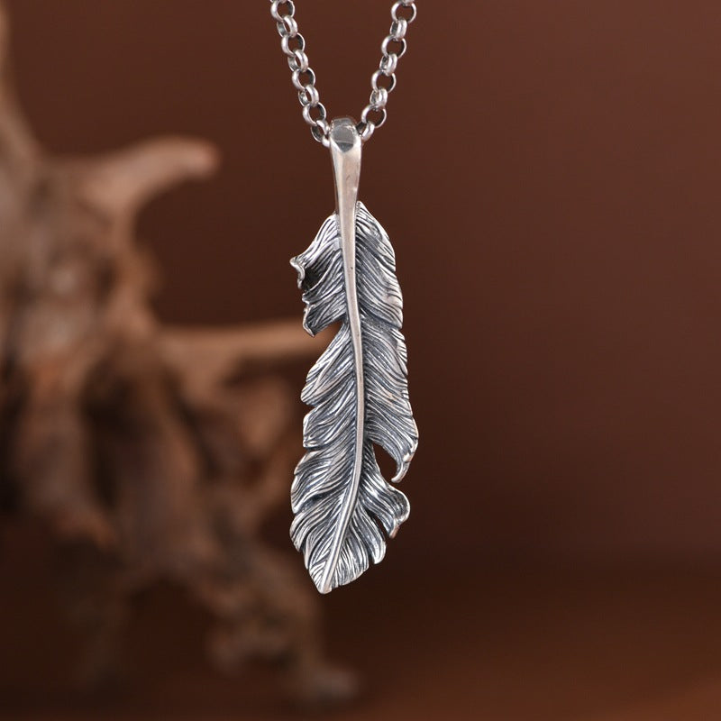 Zen Eagle Feather Pendant – Strength & Freedom | Zen Ara Grove