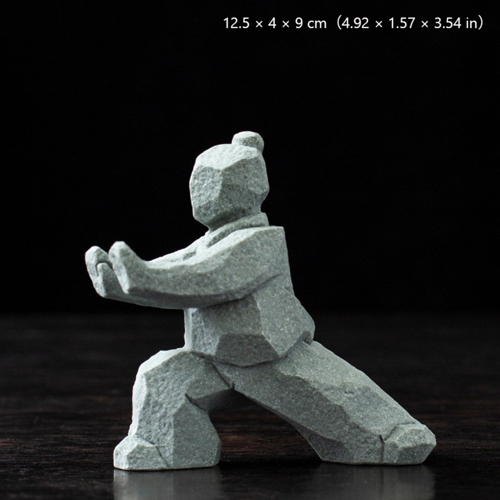 Tai Chi Kung Fu Creative Figurine Set | Zen Ara Grove