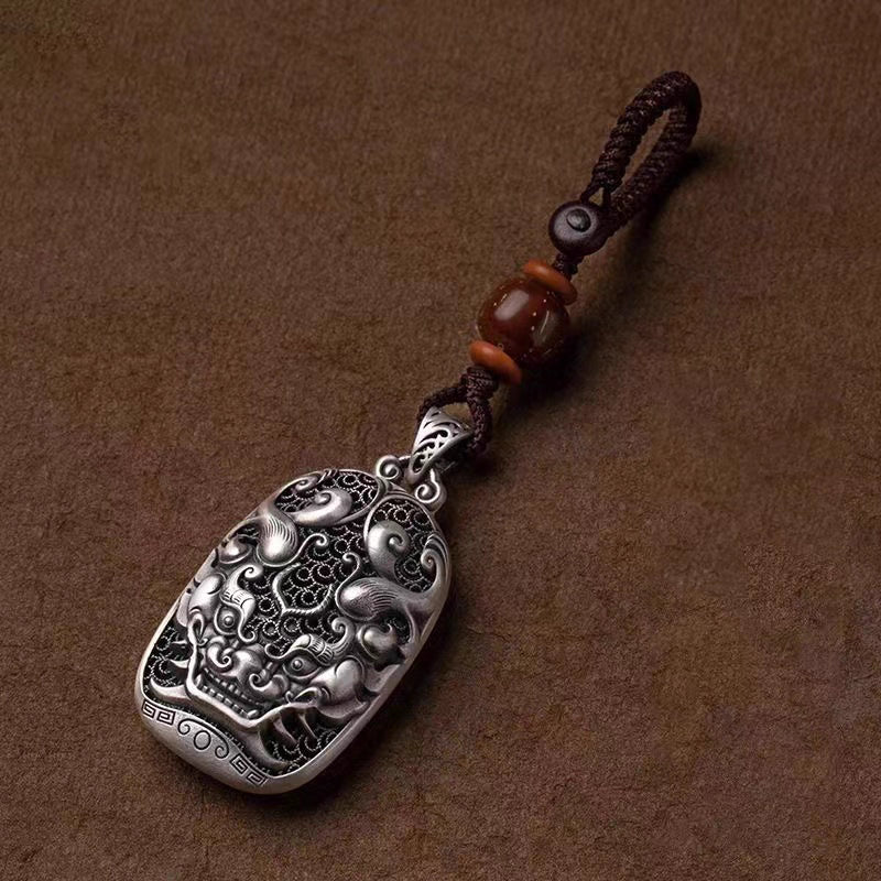 Hollow Pixiu Charm – Attract Fortune, Repel Negativity | Zen Ara Grove