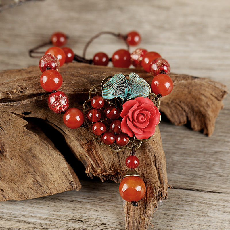 Natural Green Jade & Agate Lucky Bracelet | Zen Ara Grove
