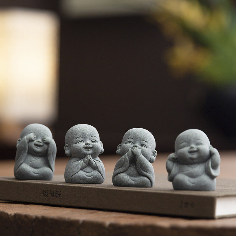 The Four Little Zen Monks | Zen Ara Grove