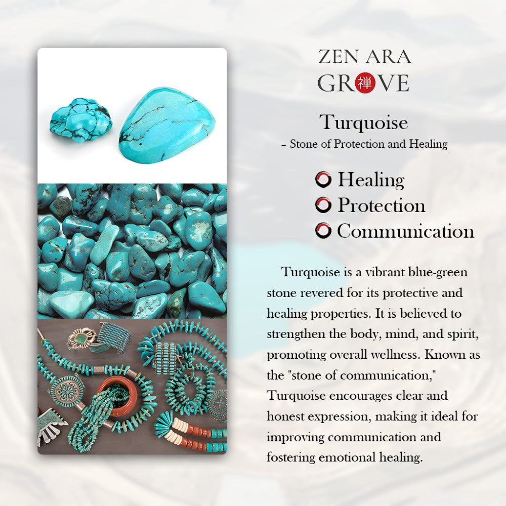 Glow-in-the-Dark Turquoise Lotus Bracelet – Zen Night Calm | Zen Ara Grove