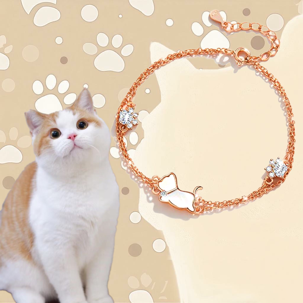 Orange and White British Short Bracelet | Zen Ara Grove