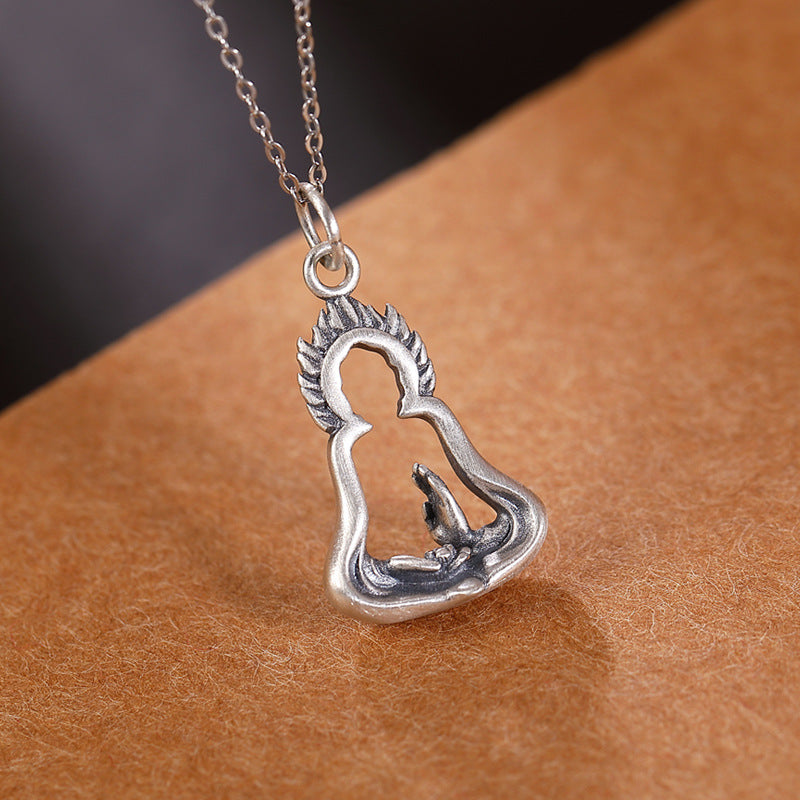 Vintage Formless Buddha Pendant | Zen Ara Grove