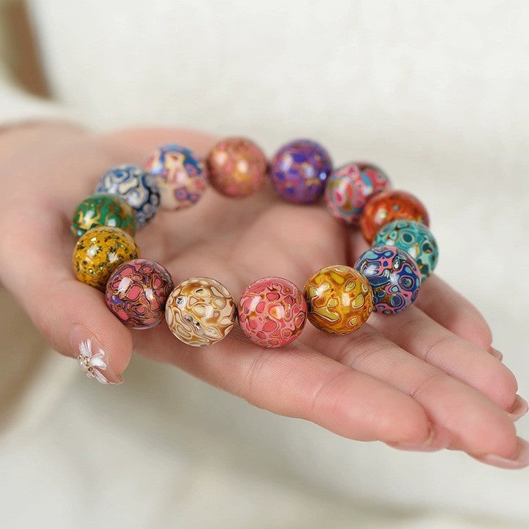 Lacquered Multi-Gem Bead Bracelet | Zen Ara Grove