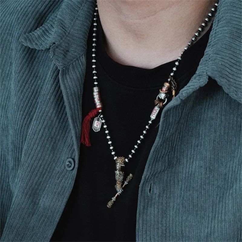 Wukong Pendant – Monkey King with Golden Staff | Zen Ara Grove