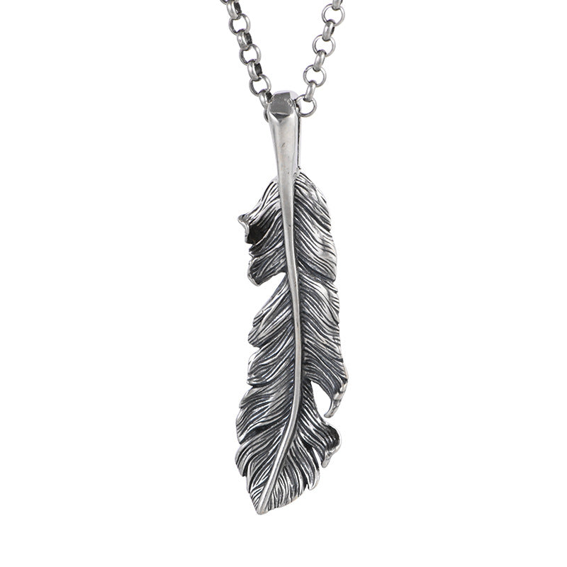 Zen Eagle Feather Pendant – Strength & Freedom | Zen Ara Grove