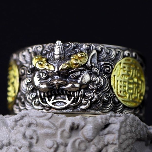Pixiu Treasure Ring – Attract Abundance & Luck | Zen Ara Grove