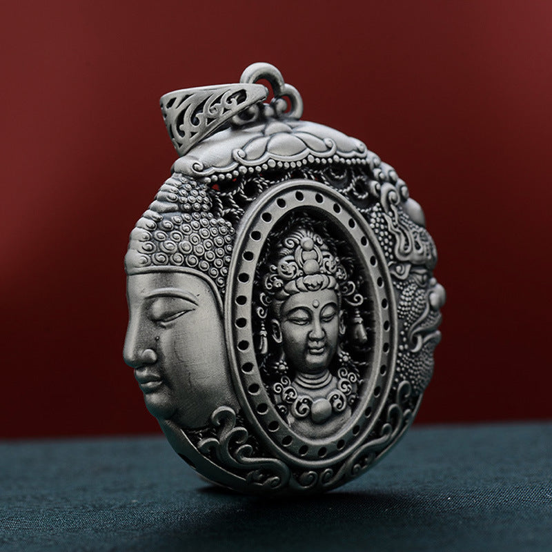 Duality Mind Pendant|One Thought: Buddha or Demon | Zen Ara Grove