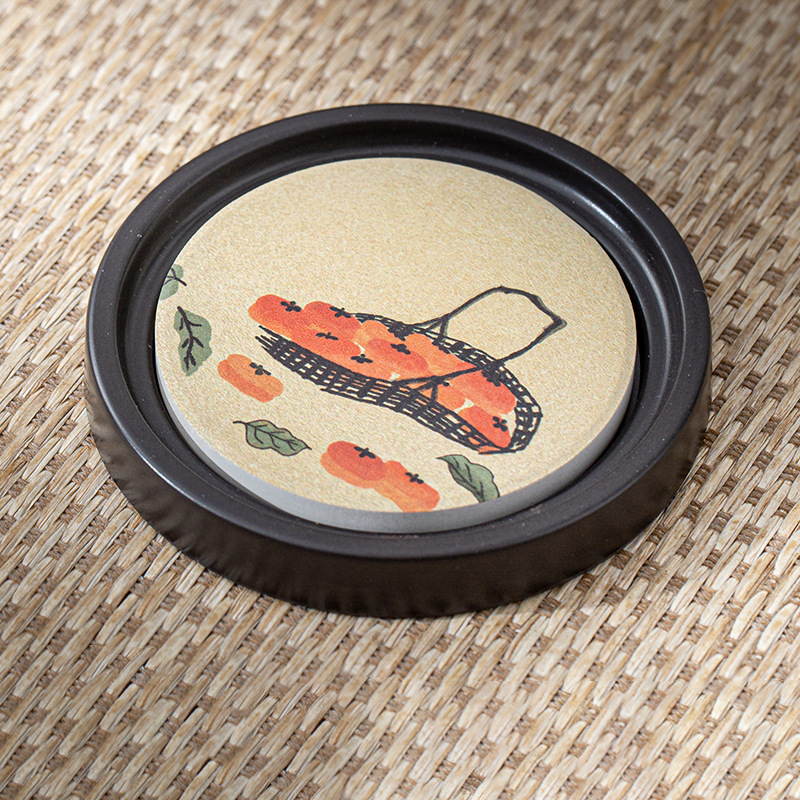 Oriental Zen Style Drink Coaster | Zen Ara Grove