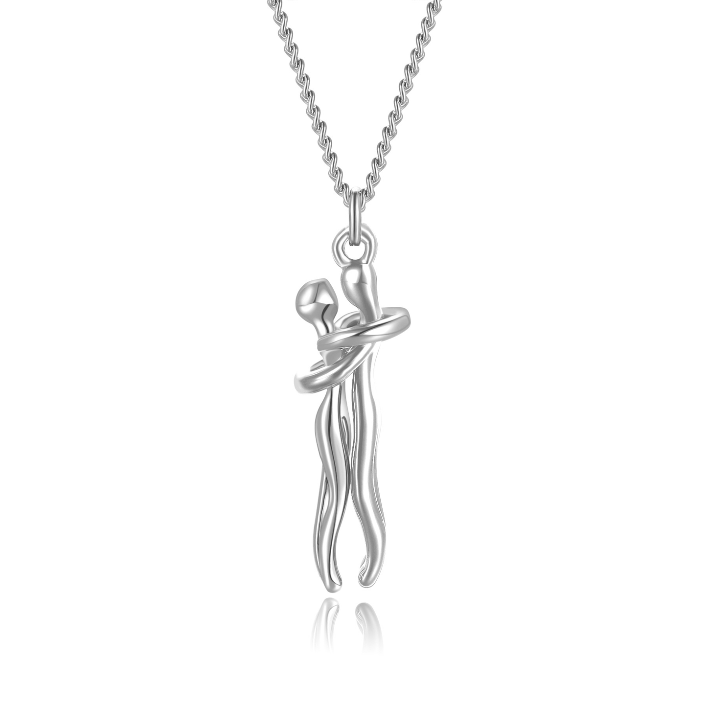 Two Souls, One Peace – Minimalist Hug Necklace | Zen Ara Grove