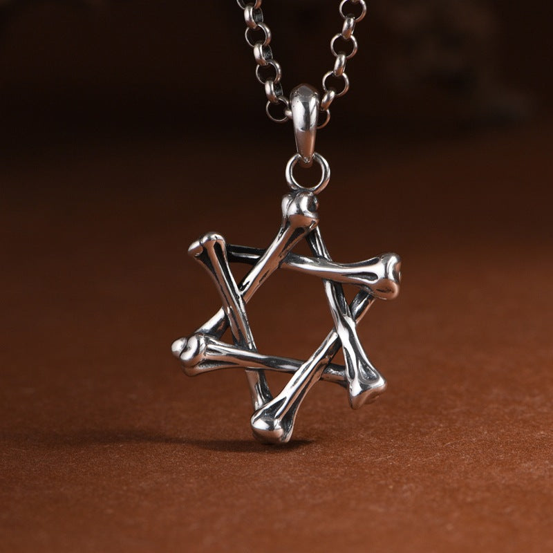 S925 Silver Hexagram Pendant – Harmony & Protection | Zen Ara Grove