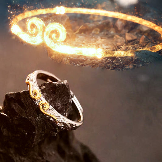 Wukong Golden Band Ring|Bound Yet Unbroken | Zen Ara Grove