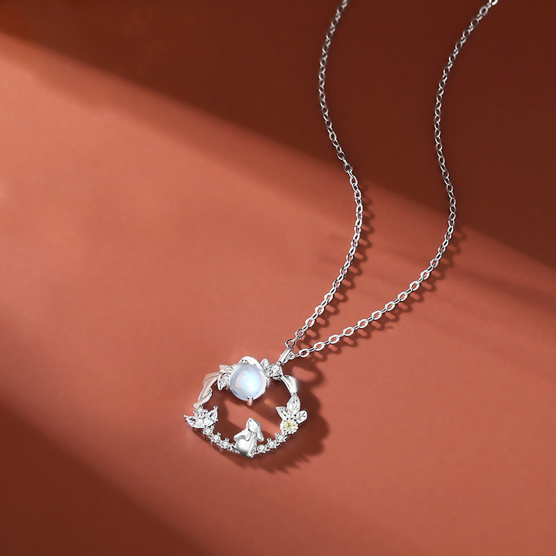 Moonstone Moon Flower Jewelry Set – Inspired by the Year of the Rabbitt | Zen Ara Grove