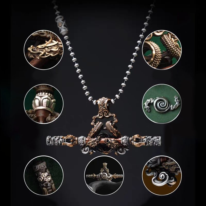 Monkey King Jin Gu Bang Necklace – Spirit of Defiance | Zen Ara Grove