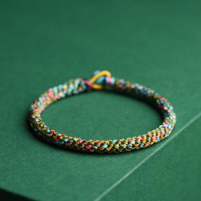 Simple Zen Handcrafted Woven Cord Bracelet – Calm & Balance | Zen Ara Grove