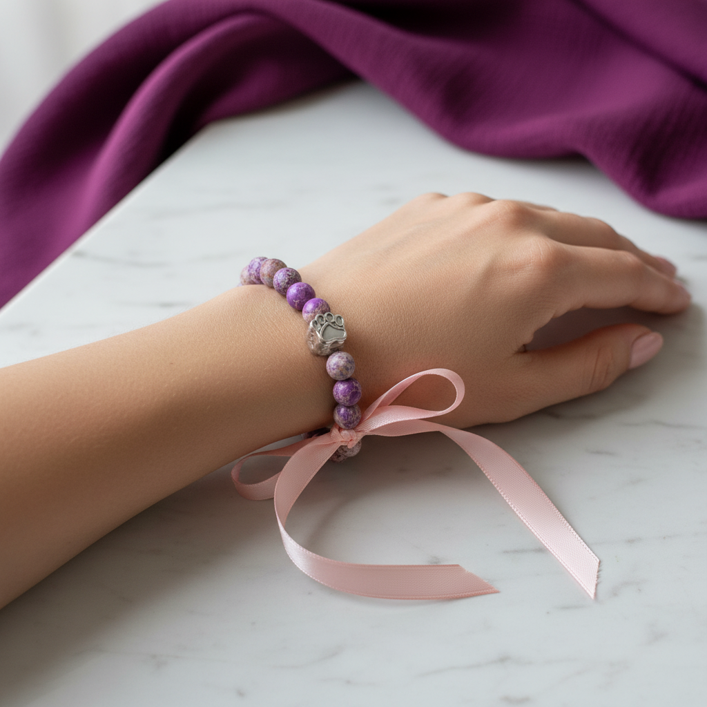 Maine Cat Imperial Stone Energy Bracelet | Zen Ara Grove