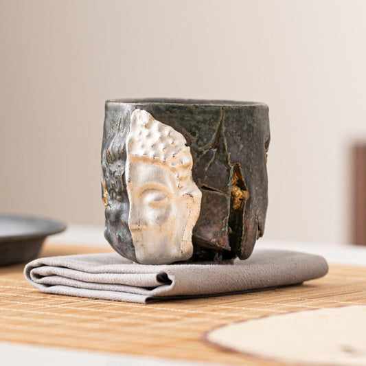 Mindfulness Color Pottery Cup | Zen Ara Grove