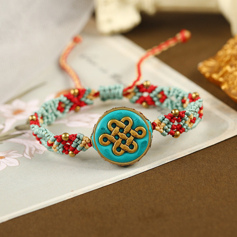 Handwoven Blessing Bracelet – Inspired by Desert Silk Road | Zen Ara Grove