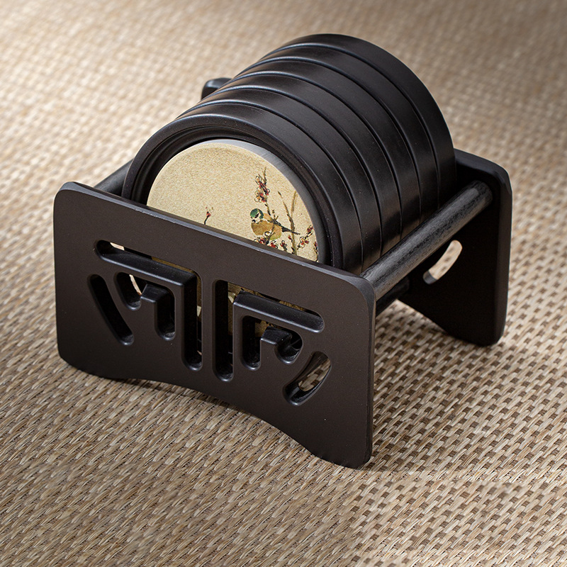 Oriental Zen Style Drink Coaster | Zen Ara Grove