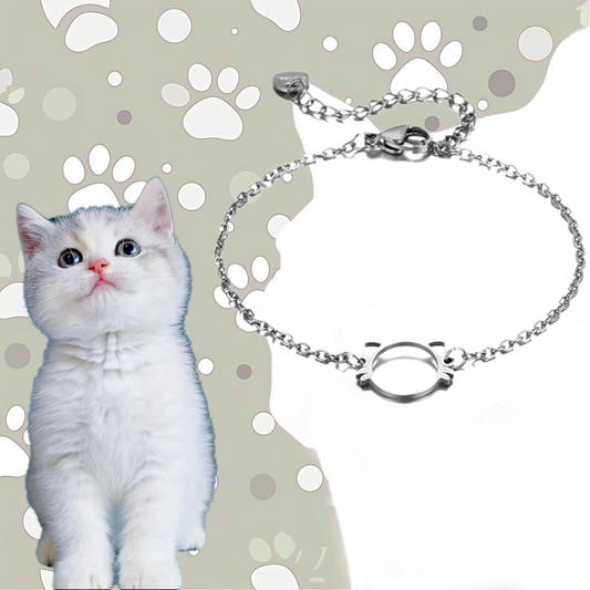 Cute Kitty Hollowed Design Bracelet – Elegant Everyday Jewelry | Zen Ara Grove