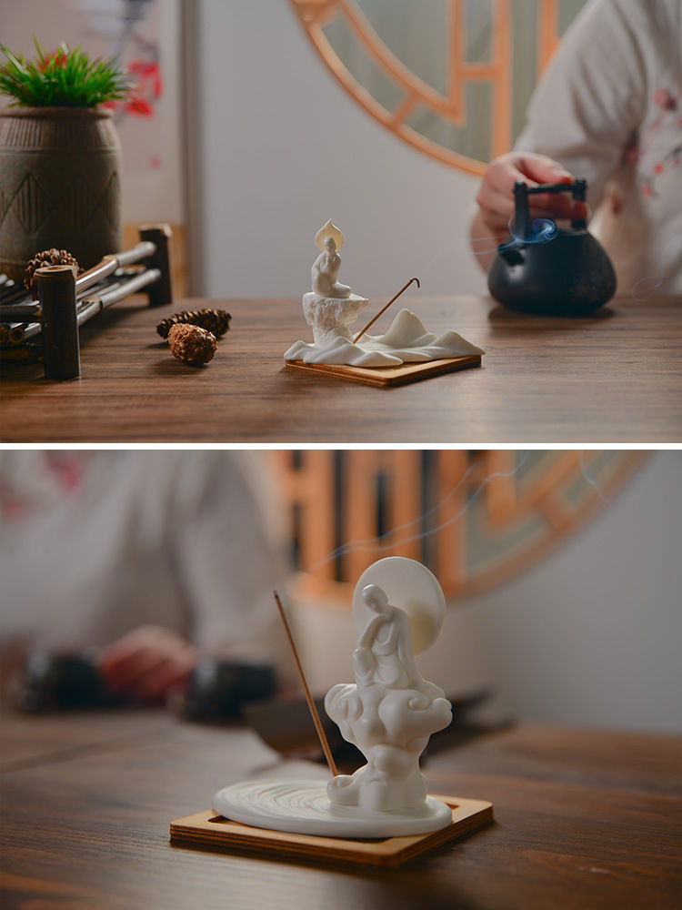 Ceramic Zen “Formless Buddha” Ornament | Zen Ara Grove