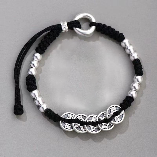 Imperial Coin Amulet Bracelet – Guardian of Fortune | Zen Ara Grove