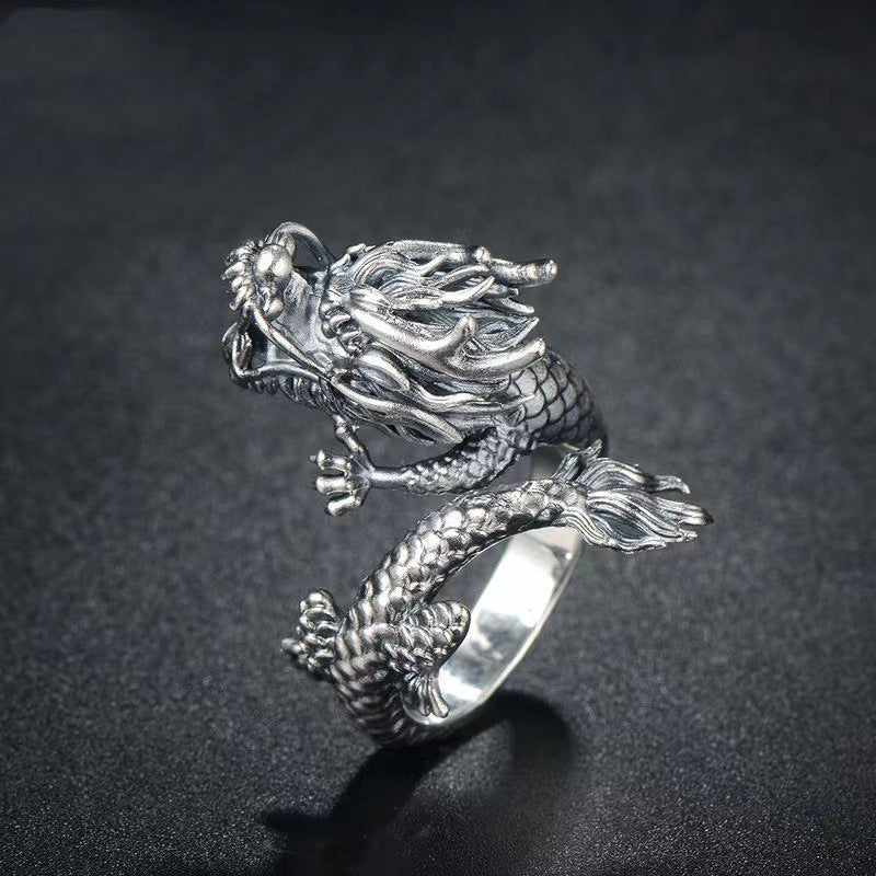 Majestic Chinese Dragon Ring  | Zen Ara Grove