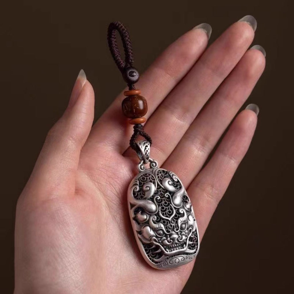 Hollow Pixiu Charm – Attract Fortune, Repel Negativity | Zen Ara Grove